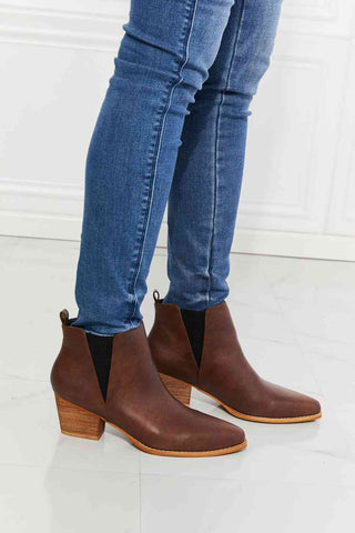 Shop MMShoes Back At It Point Toe Bootie in Chocolate Now On Klozey Store - Trendy U.S. Premium Women Apparel & Accessories And Be Up-To-Fashion!