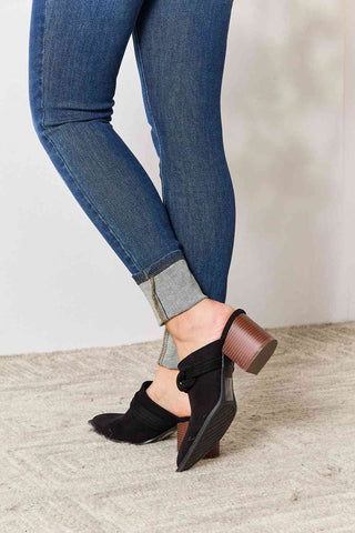 Shop East Lion Corp Pointed-Toe Braided Trim Mules Now On Klozey Store - Trendy U.S. Premium Women Apparel & Accessories And Be Up-To-Fashion!