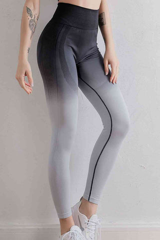 Shop Gradient High Waist Sports Leggings Now On Klozey Store - Trendy U.S. Premium Women Apparel & Accessories And Be Up-To-Fashion!