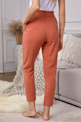 Shop Linen Blend Pocketed Pants Now On Klozey Store - U.S. Fashion And Be Up-To-Fashion!