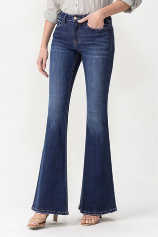 Shop Lovervet Full Size Joanna Midrise Flare Jeans Now On Klozey Store - U.S. Fashion And Be Up-To-Fashion!