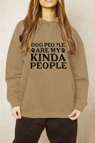 Shop Simply Love Full Size Dog Paw Slogan Graphic Hoodie Now On Klozey Store - Trendy U.S. Premium Women Apparel & Accessories And Be Up-To-Fashion!