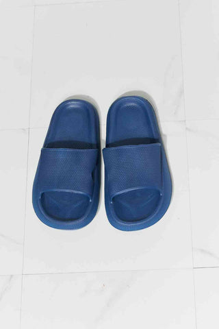 Shop MMShoes Arms Around Me Open Toe Slide in Navy Now On Klozey Store - Trendy U.S. Premium Women Apparel & Accessories And Be Up-To-Fashion!