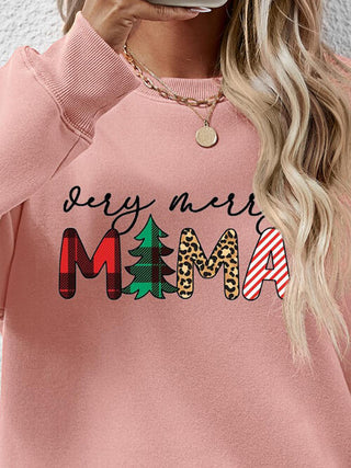 Shop Letter Graphic Round Neck Long Sleeve Sweatshirt Now On Klozey Store - U.S. Fashion And Be Up-To-Fashion!