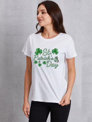 Shop ST. PATRICK'S DAY Round Neck T-Shirt Now On Klozey Store - Trendy U.S. Premium Women Apparel & Accessories And Be Up-To-Fashion!