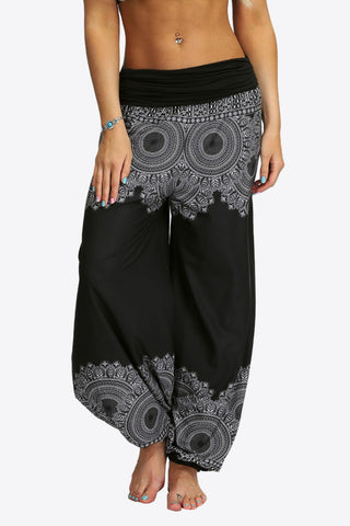 Shop Oversized Printed Wide Leg Long Pants Now On Klozey Store - Trendy U.S. Premium Women Apparel & Accessories And Be Up-To-Fashion!