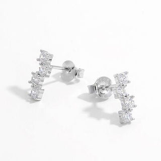 Shop 925 Sterling Silver Inlaid Zircon Stud Earrings Now On Klozey Store - Trendy U.S. Premium Women Apparel & Accessories And Be Up-To-Fashion!
