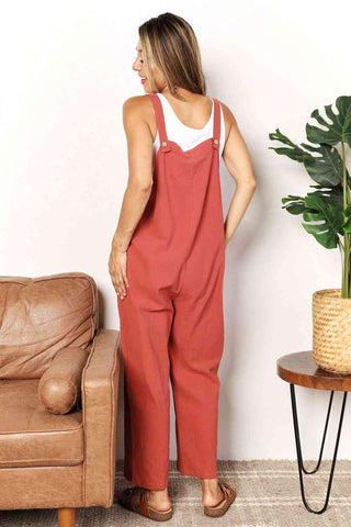 Shop Double Take Wide Leg Overalls with Front Pockets Now On Klozey Store - Trendy U.S. Premium Women Apparel & Accessories And Be Up-To-Fashion!