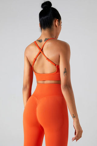 Shop Crisscross Spaghetti Strap Active Cami Now On Klozey Store - Trendy U.S. Premium Women Apparel & Accessories And Be Up-To-Fashion!