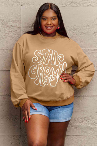 Shop Simply Love Full Size Graphic Sweatshirt Now On Klozey Store - U.S. Fashion And Be Up-To-Fashion!