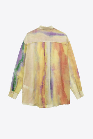 Shop Tie-Dye Long Sleeve Shirt and Tied Skirt Set Now On Klozey Store - U.S. Fashion And Be Up-To-Fashion!