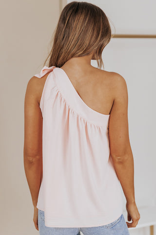 Shop Tied One-Shoulder Blouse Now On Klozey Store - Trendy U.S. Premium Women Apparel & Accessories And Be Up-To-Fashion!
