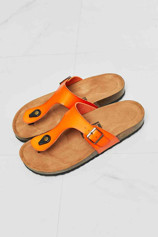 Shop MMShoes Drift Away T-Strap Flip-Flop in Orange Now On Klozey Store - Trendy U.S. Premium Women Apparel & Accessories And Be Up-To-Fashion!
