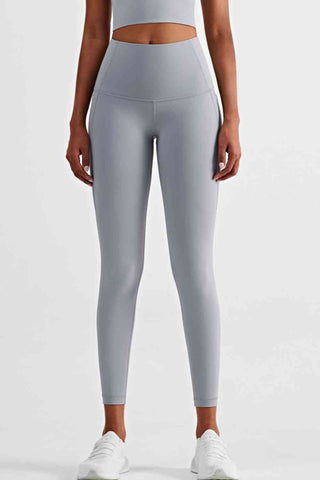 Shop Wide Waistband Sports Leggings with Side Pockets Now On Klozey Store - Trendy U.S. Premium Women Apparel & Accessories And Be Up-To-Fashion!
