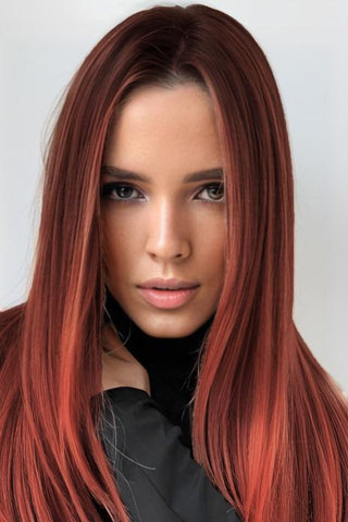 Shop 13*2" Full-Machine Wigs Synthetic Mid-Length Straight 27" Now On Klozey Store - Trendy U.S. Premium Women Apparel & Accessories And Be Up-To-Fashion!