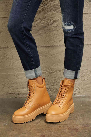 Shop East Lion Corp Platform Combat Boots Now On Klozey Store - Trendy U.S. Premium Women Apparel & Accessories And Be Up-To-Fashion!