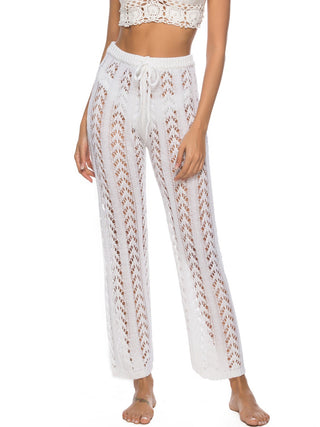 Shop Cutout Drawstring High Waist Swim Pants Now On Klozey Store - Trendy U.S. Premium Women Apparel & Accessories And Be Up-To-Fashion!