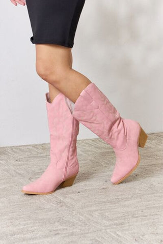 Shop Forever Link Knee High Cowboy Boots Now On Klozey Store - Trendy U.S. Premium Women Apparel & Accessories And Be Up-To-Fashion!