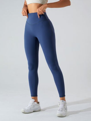 Shop High Waist Wide Waistband Active Leggings Now On Klozey Store - Trendy U.S. Premium Women Apparel & Accessories And Be Up-To-Fashion!