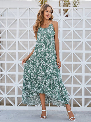 Shop Ditsy Floral Scoop Neck Midi Cami Dress Now On Klozey Store - Trendy U.S. Premium Women Apparel & Accessories And Be Up-To-Fashion!
