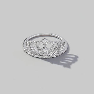 Shop Crown Shape Zircon 925 Sterling Silver Ring Now On Klozey Store - Trendy U.S. Premium Women Apparel & Accessories And Be Up-To-Fashion!