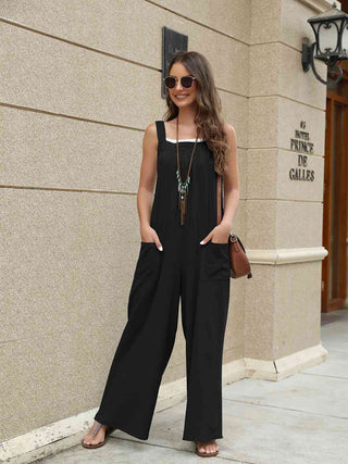 Shop Square Neck Sleeveless Jumpsuit Now On Klozey Store - Trendy U.S. Premium Women Apparel & Accessories And Be Up-To-Fashion!