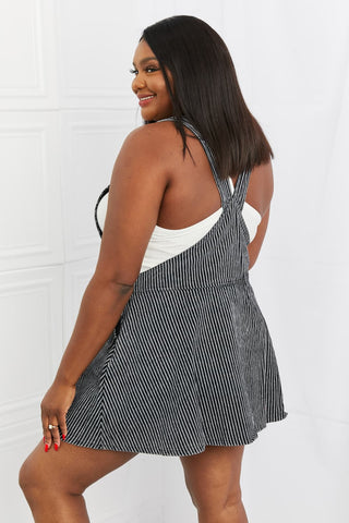 Shop White Birch To The Park Full Size Overall Dress in Black Now On Klozey Store - Trendy U.S. Premium Women Apparel & Accessories And Be Up-To-Fashion!