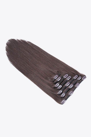 Shop 20" 120g Clip-in Hair Extensions Indian Human Hair Now On Klozey Store - Trendy U.S. Premium Women Apparel & Accessories And Be Up-To-Fashion!