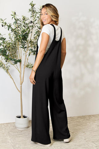 Shop Double Take Full Size Wide Strap Overall with Pockets Now On Klozey Store - Trendy U.S. Premium Women Apparel & Accessories And Be Up-To-Fashion!