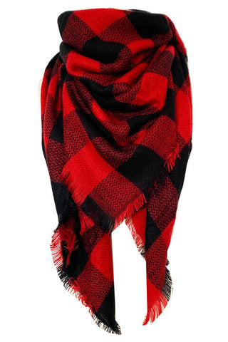 Shop Faux Cashmere Plaid Scarf Now On Klozey Store - Trendy U.S. Premium Women Apparel & Accessories And Be Up-To-Fashion!