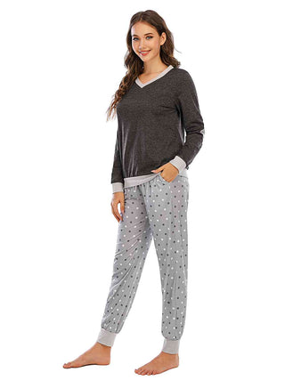 Shop Long Sleeve Top and Polka Dot Pants Set Now On Klozey Store - Trendy U.S. Premium Women Apparel & Accessories And Be Up-To-Fashion!