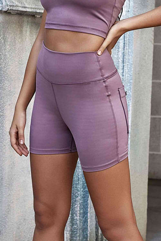 Shop Exposed Seam Decorative Button Yoga Shorts Now On Klozey Store - Trendy U.S. Premium Women Apparel & Accessories And Be Up-To-Fashion!