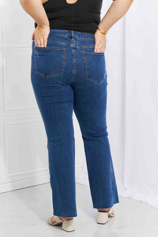Shop Judy Blue Ava Full Size Cool Denim Tummy Control Flare Now On Klozey Store - Trendy U.S. Premium Women Apparel & Accessories And Be Up-To-Fashion!