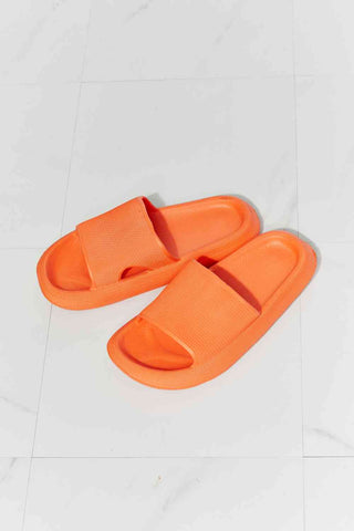 Shop MMShoes Arms Around Me Open Toe Slide in Orange Now On Klozey Store - Trendy U.S. Premium Women Apparel & Accessories And Be Up-To-Fashion!
