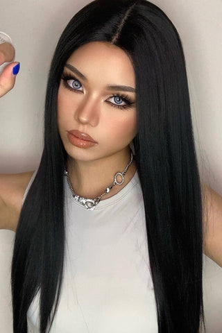 Shop 13*2" Long Lace Front Straight Synthetic Wigs 26" Long 150% Density Now On Klozey Store - Trendy U.S. Premium Women Apparel & Accessories And Be Up-To-Fashion!