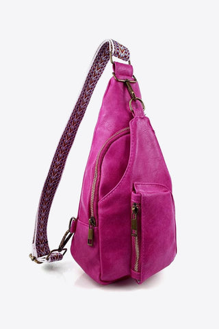 Shop All The Feels PU Leather Sling Bag Now On Klozey Store - U.S. Fashion And Be Up-To-Fashion!