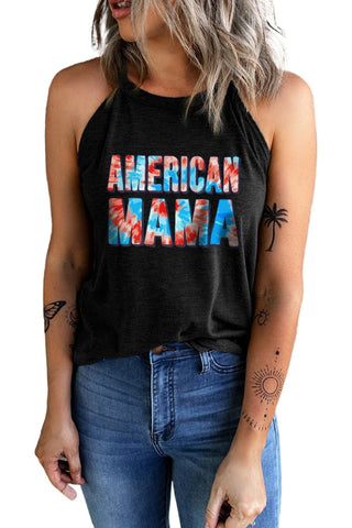 Shop AMERICAN MAMA Graphic Tank Now On Klozey Store - Trendy U.S. Premium Women Apparel & Accessories And Be Up-To-Fashion!