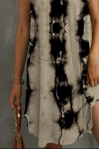 Shop Tie-Dye Grecian Neck Dress Now On Klozey Store - Trendy U.S. Premium Women Apparel & Accessories And Be Up-To-Fashion!