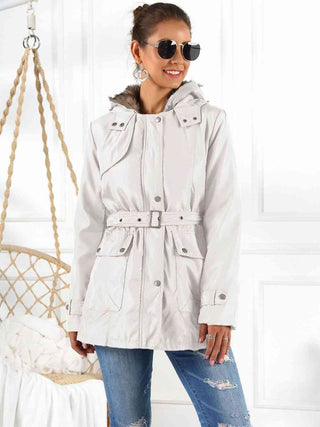 Shop Full Size Hooded Jacket with Detachable Liner (Three-Way Wear) Now On Klozey Store - Trendy U.S. Premium Women Apparel & Accessories And Be Up-To-Fashion!