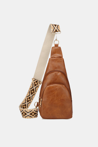 Shop PU Leather Sling Bag Now On Klozey Store - Trendy U.S. Premium Women Apparel & Accessories And Be Up-To-Fashion!