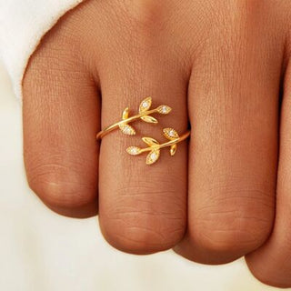 Shop 925 Sterling Silver Zircon Leaf Shape Ring Now On Klozey Store - U.S. Fashion And Be Up-To-Fashion!