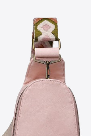 Shop Random Pattern Adjustable Strap PU Leather Sling Bag Now On Klozey Store - Trendy U.S. Premium Women Apparel & Accessories And Be Up-To-Fashion!