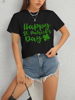 Shop HAPPY ST. PATRICK'S DAY Short Sleeve T-Shirt Now On Klozey Store - Trendy U.S. Premium Women Apparel & Accessories And Be Up-To-Fashion!