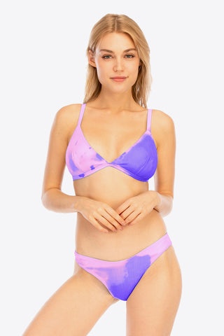 Shop Tie-Dye Adjustable Strap Bikini Set Now On Klozey Store - Trendy U.S. Premium Women Apparel & Accessories And Be Up-To-Fashion!