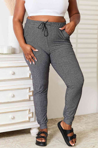 Shop Leggings Depot Full Size Striped Printed Joggers Now On Klozey Store - Trendy U.S. Premium Women Apparel & Accessories And Be Up-To-Fashion!