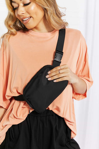 Shop Buckle Zip Closure Fanny Pack Now On Klozey Store - Trendy U.S. Premium Women Apparel & Accessories And Be Up-To-Fashion!