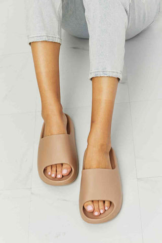 Shop NOOK JOI In My Comfort Zone Slides in Beige Now On Klozey Store - Trendy U.S. Premium Women Apparel & Accessories And Be Up-To-Fashion!