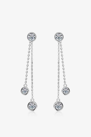Shop 2.6 Carat Moissanite 925 Sterling Silver Earrings Now On Klozey Store - Trendy U.S. Premium Women Apparel & Accessories And Be Up-To-Fashion!