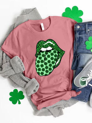 Shop Saint Patrick's Day Round Neck T-Shirt Now On Klozey Store - Trendy U.S. Premium Women Apparel & Accessories And Be Up-To-Fashion!