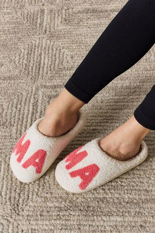 Shop Melody MAMA Pattern Cozy Slippers Now On Klozey Store - Trendy U.S. Premium Women Apparel & Accessories And Be Up-To-Fashion!